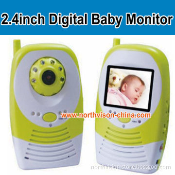2.4 Inch LCD Wireless Baby Care Camera Monitor with Two Way Intercom, Voice Trigger, Night Vision, 100m Distance (NG-9058D)